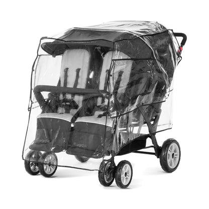 Gaggle Quad Stroller Rain Cover with Mesh Window and 360 Degree Flaps