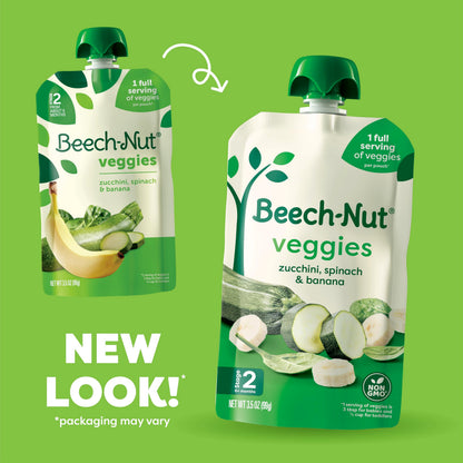 Beech-Nut Veggie Purees Pouches Variety Pack