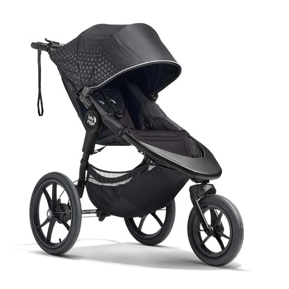 Baby Jogger Summit X3 3-Wheel Jogging Stroller with Hand Brake and One-Hand Fold, Midnight Black