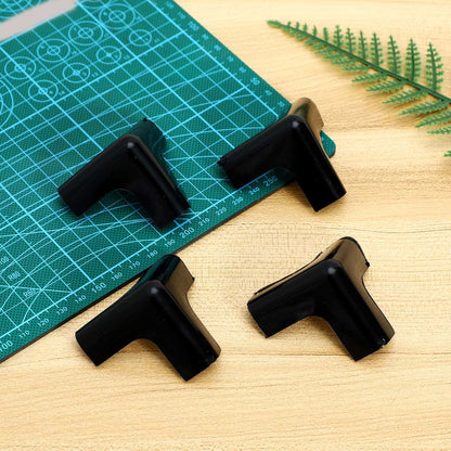 Veemoon Table Corner Protective Pads, 4 Pack Soft PVC Edge Guards, Universal Fit for Furniture