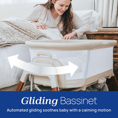 Chicco LullaGlide Plus 3-in-1 Electronic Gliding Bassinet