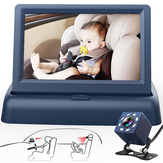 BGY Factory Baby Car Mirror With 4.3 Inch HD Night Vision Display