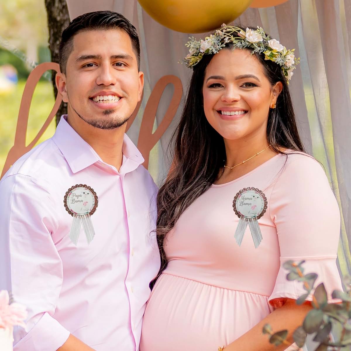 Amy's Bubbling Boutique Llama Baby Shower Theme Pins for New Parents (photo 2)