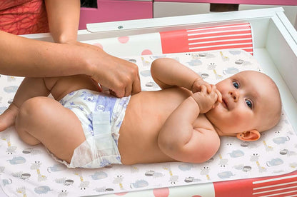 Fook Fish Baby Diaper Changing Pad - Reusable Waterproof Cotton Mats