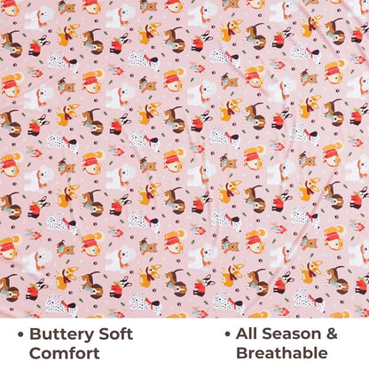 The Plush Club Viscose from Bamboo Swaddle Blankets and Hat Set