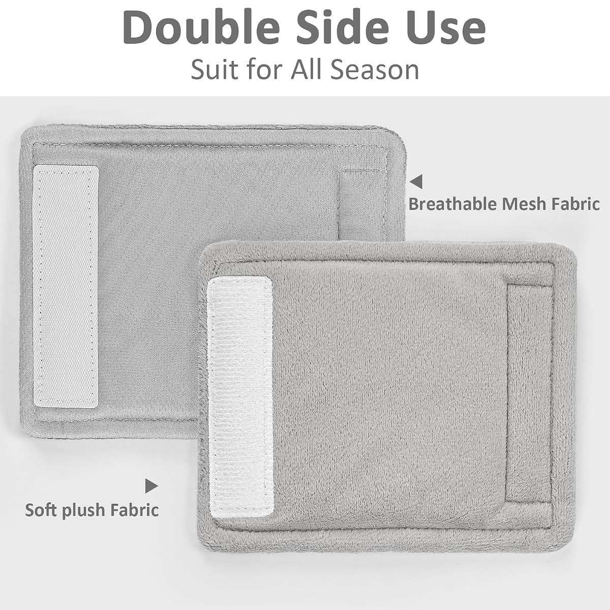 SWESEN Baby Car Seat Strap Covers - Gray (photo 4)