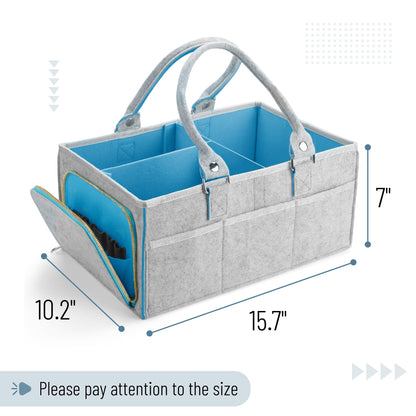 Mr. Pen Diaper Caddy Organizer Gray
