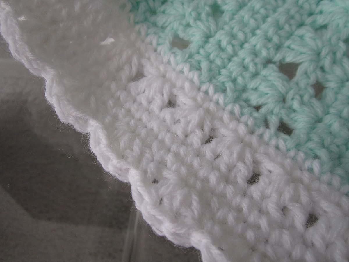 Kim's Crochet Designs New Hand Crochet Baby Blanket (photo 2)