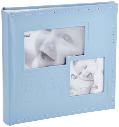Pioneer Baby Photo Album: Embossed Leatherette Frame Cover for 200 Prints