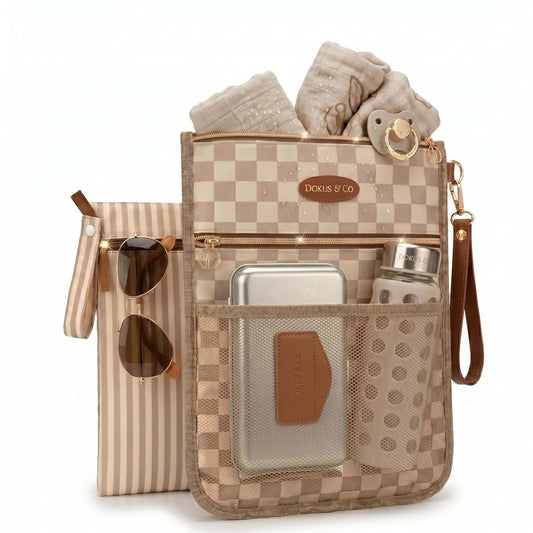 Dokus & Co Premium Wet Dry Diaper Clutch With Wrist Strap
