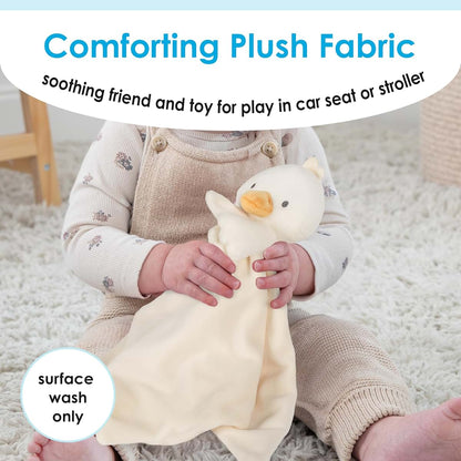 Kids Preferred Carter's Chick Duck Stuffed Animal Security Blanket Soft Yellow Baby Lovey Unisex Lovie Baby Gifts for (photo 4)