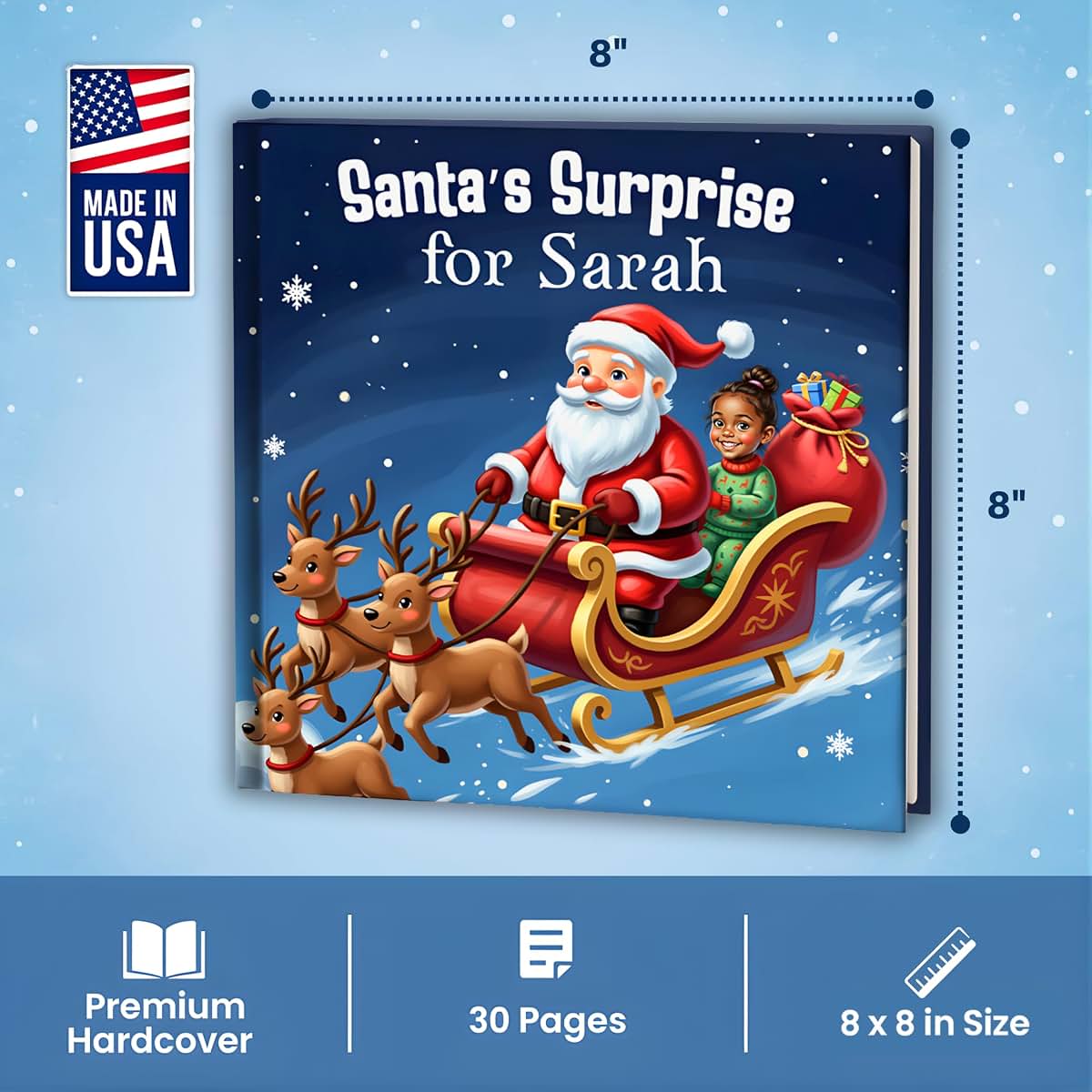 MyDreamTale Personalized Christmas Story Book With Custom Name And Photo (photo 3)