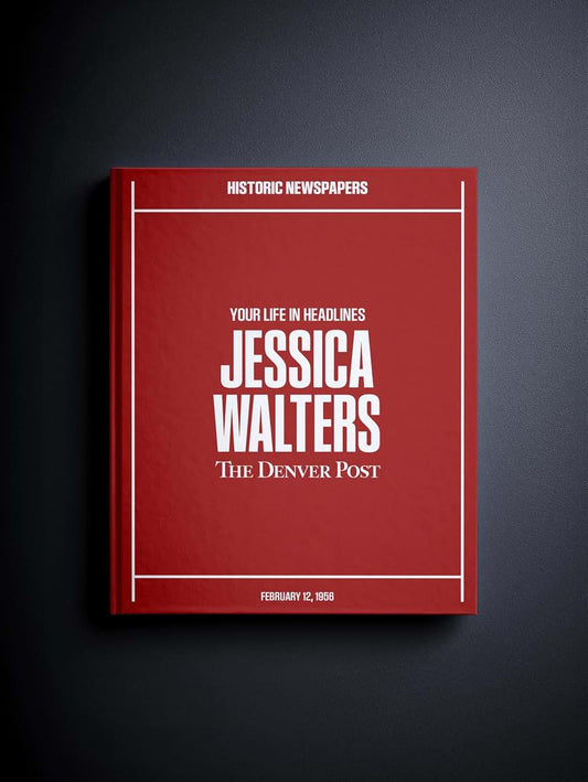 Signature Gifts Personalised Denver Birthday Newspaper Book