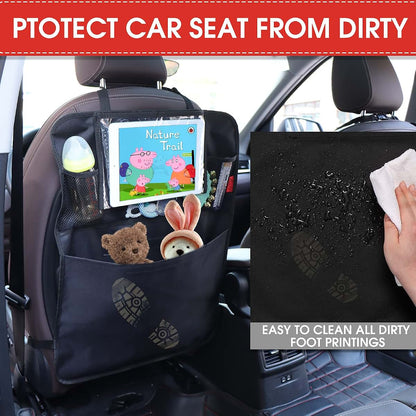 Kaiphy Car Seat Protector and Backseat Organizer Set for Vehicles