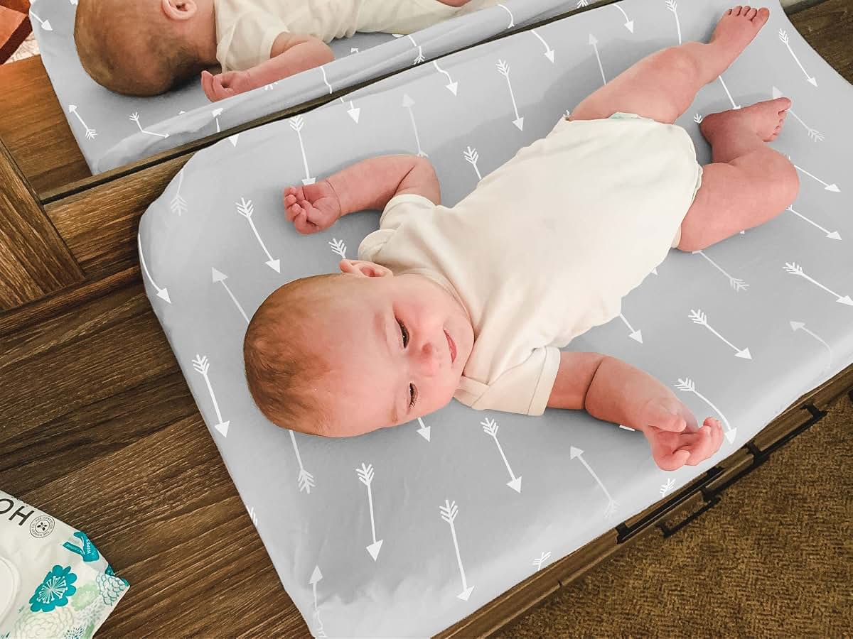 BaeBae Goods Changing Pad Cover – Premium Baby Changing Pad Covers 4 Pack – Boy or Girl Changing Pad Cover – Pure