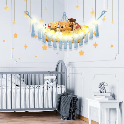 Ceretia Stuffed Animal Hammock with LED Light