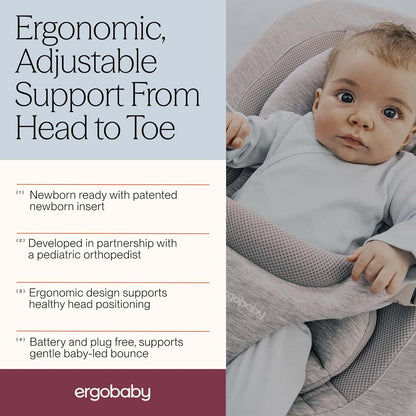 Ergobaby Evolve 3-in-1 Bouncer Seat for Babies and Toddlers