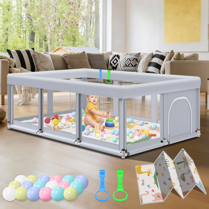 Fshibila Large Baby Playpen