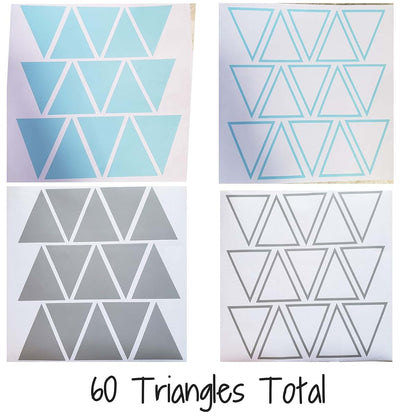 Boho Design Tribal Triangles Vinyl Wall Decals Peel And Stick