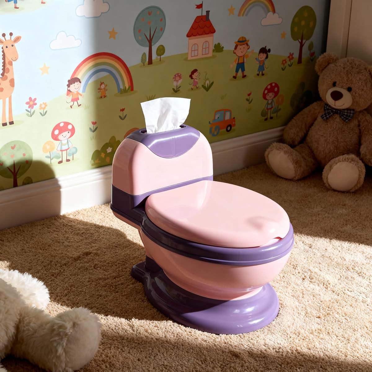 Luocute Baby Potty Training Toilet, Emulational Large Size Universal Detachable Potty Training Toilet, Potty Chair for (photo 4)