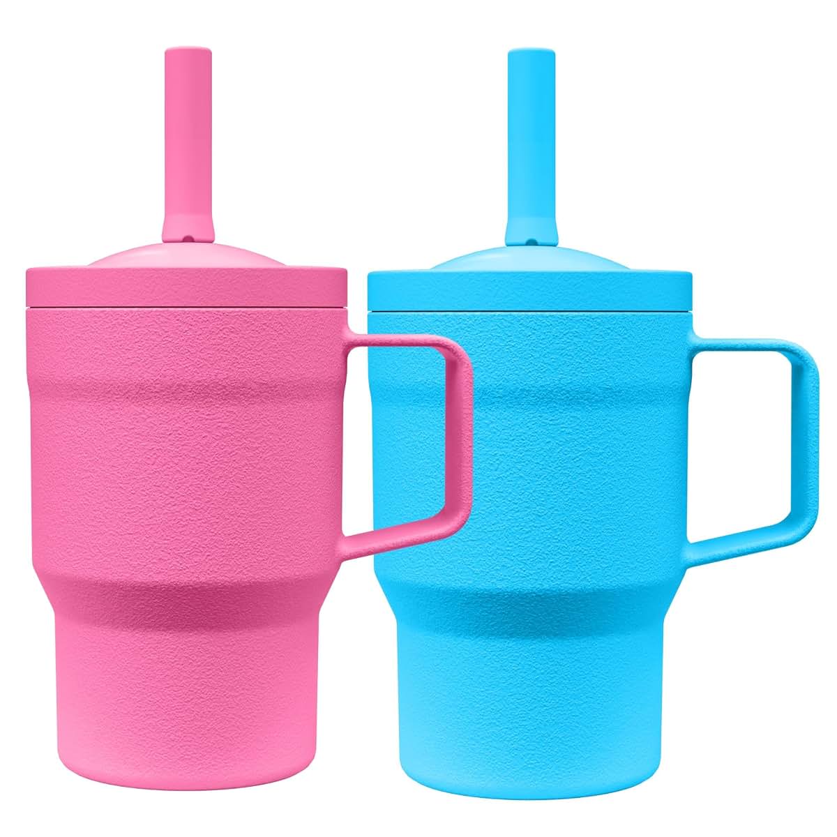 Re-Play 10 oz Toddler Tumbler, 2 Pack, Pink and Sky