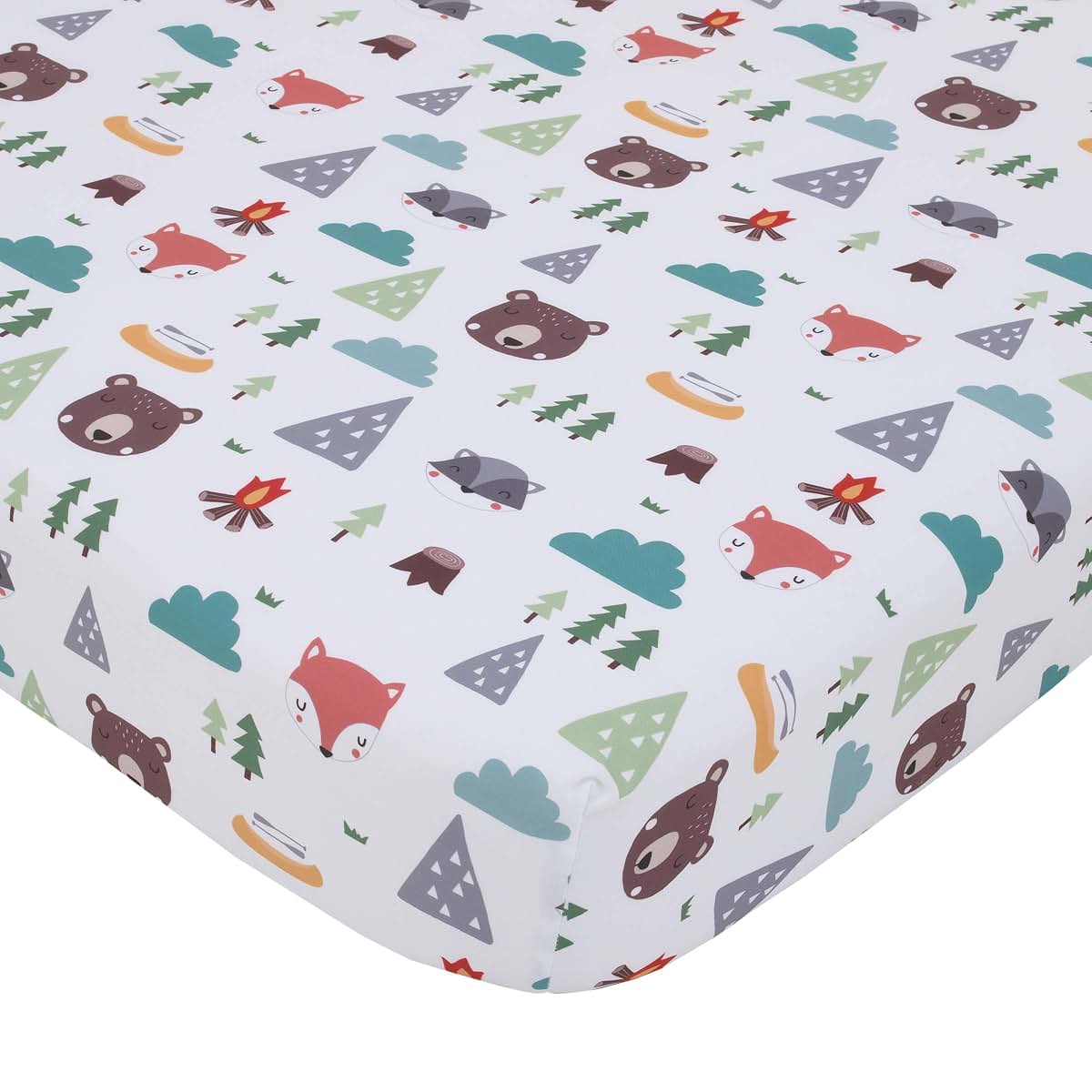 Little Love by NoJo Retro Happy Camper 3-Piece Crib Bedding Set