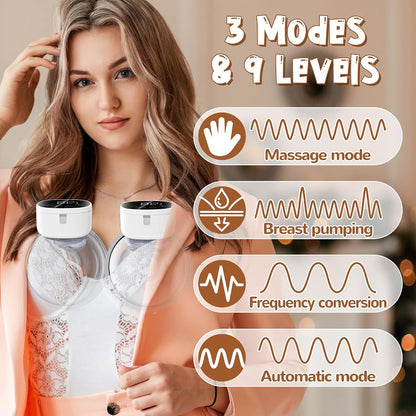 Hands Free Electric Breast Pump | Low Noise & Portable Design