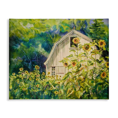 Stupell Industries Sunflower Field Canvas Wall Art for Living Room Decor