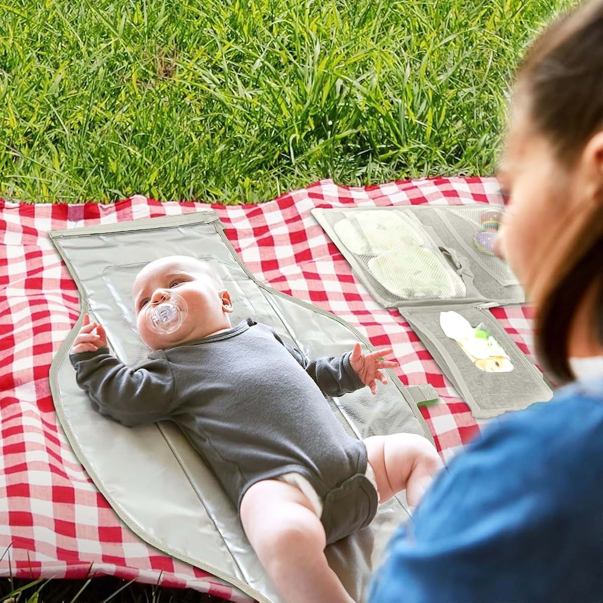Portable Waterproof Changing Mat for Baby Travel Diaper Station