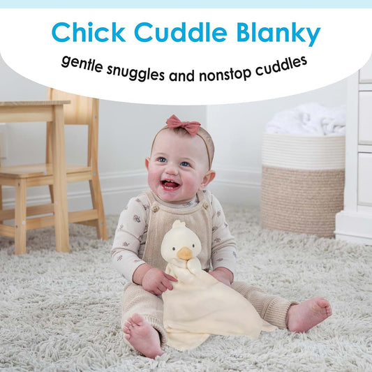 Kids Preferred Carter's Chick Duck Stuffed Animal Security Blanket Soft Yellow Baby Lovey Unisex Lovie Baby Gifts for (photo 2)
