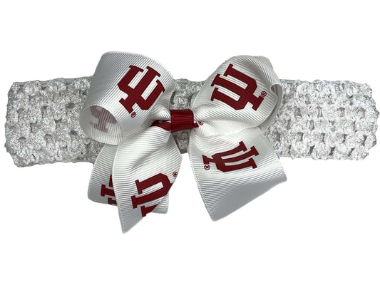 Zip Sew Craft Indiana Crochet Headband With Junior Bow - One Size Fits All - Officially Licensed