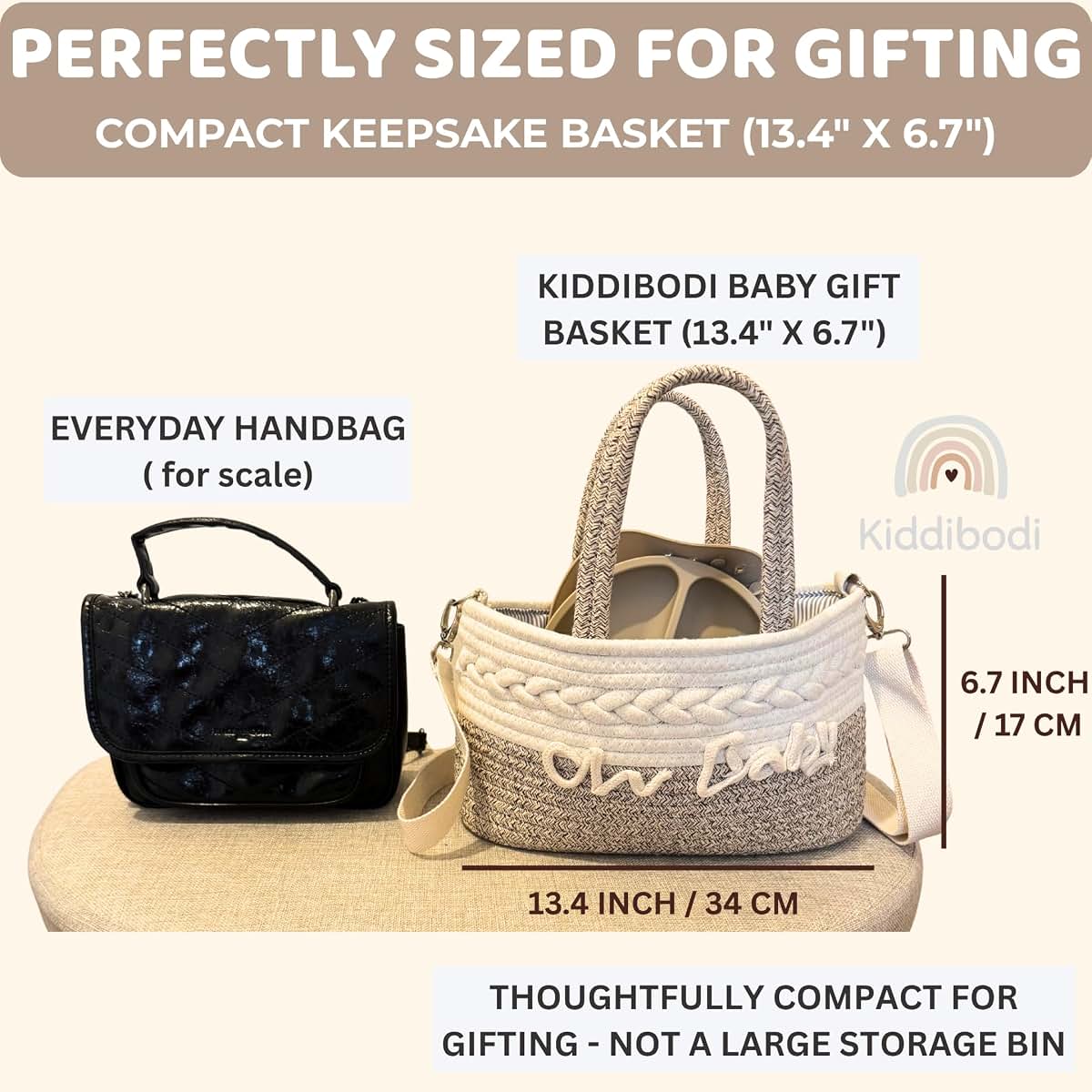 Kiddibodi Baby Gift Set | 11 Piece Gender Neutral Newborn Gift Basket for Boys & Girls – Baby Essentials with Plate (photo 4)