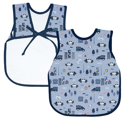 BapronBaby Vehicle Print Bib for Toddlers 3-5 Years