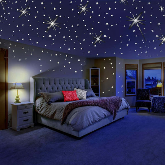 BabyOneStop Glow In The Dark Stars And Solar System Wall Decal Kit
