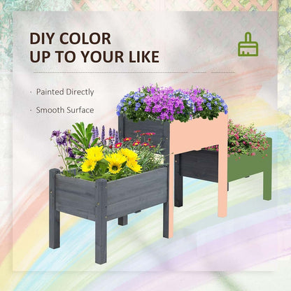 YBCHFGA Ergonomic Three-Tier Raised Garden Bed for Vegetables and Herbs (photo 4)