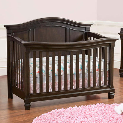 Baby Cache Glendale 4-in-1 Convertible Crib, Charcoal Brown