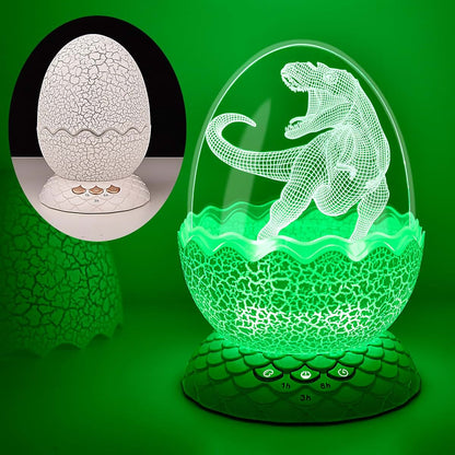 Portable Dinosaur Egg Night Light for Kids Room Decor
