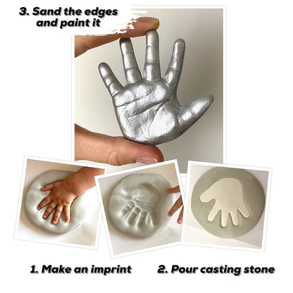 BabyOneStop Sweet Memories Baby Hands And Feet Casting Kit For Infants