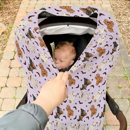 Selgkds Halloween Bear Car Seat Cover and Nursing Canopy (photo 4)