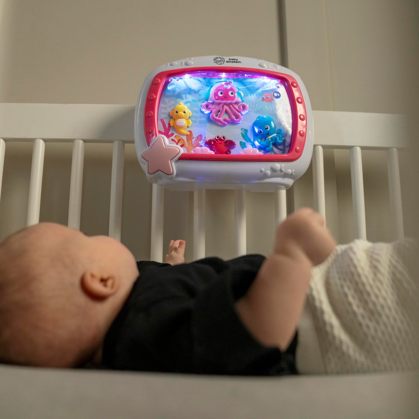 Baby Einstein Sea Dreams Soother Pink Musical Crib Toy