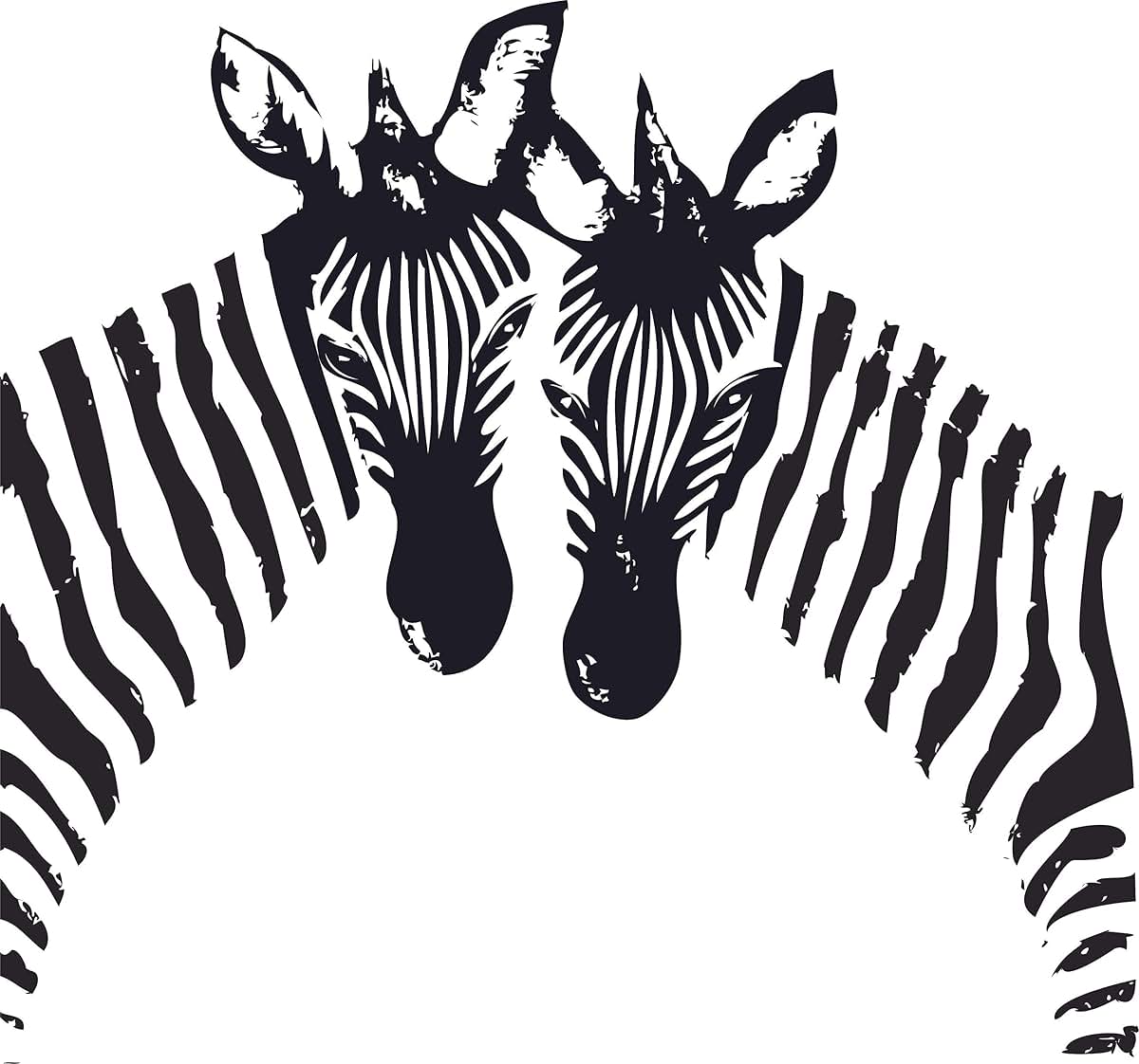 Made To Stick Decals LLC Zebra Wall Decal Animal Design