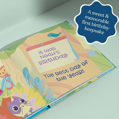 Luna Studios My First Birthday - First Birthday Gift - Personalized Children's Book (for Boy) (photo 4)