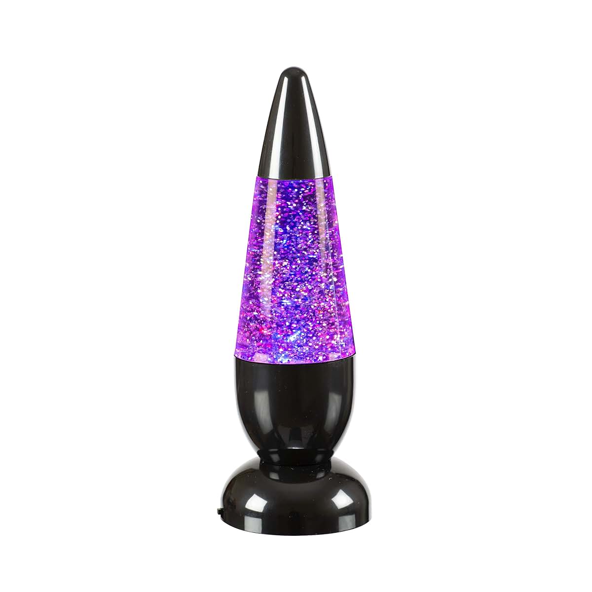 Funtime Gifts Glitter Light Colour Changing Liquid Filled Lamp with USB, Acrylic, White (photo 4)