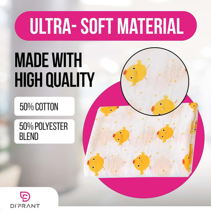 DI'FRANT Newborn Swaddle Blanket | 4-Pack Muslin Wrap (photo 3)