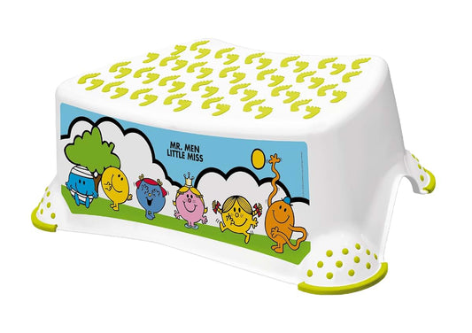 Miss Mr Men & Little Miss Step Stool With Slip Resistant Feet
