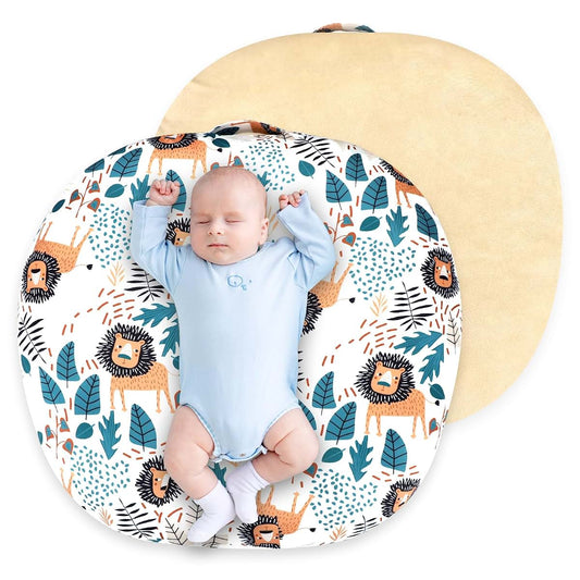 SWESEN Newborn Lounger Cover, 1 Pack Soft Removable Slipcovers for Infant Lounger, Cozy Baby Lounger Cover for Boys and