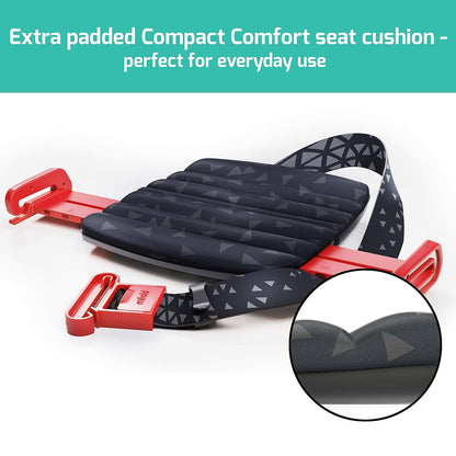 Mifold Comfort Grab-And-Go Backless Booster Seat Charcoal Grey