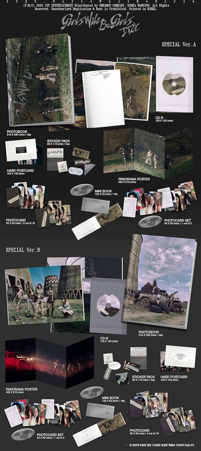 Girls Will Be Girls ITZY Album Version A Special Ver 10th Mini Album With Pre Order Benefits