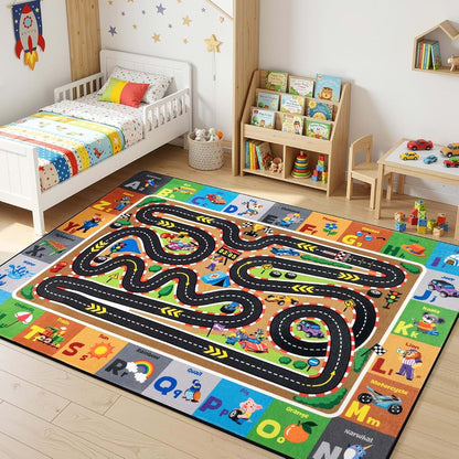 Nursery Rug and Mat Floor Cover for Baby Room and Play Area Setup
