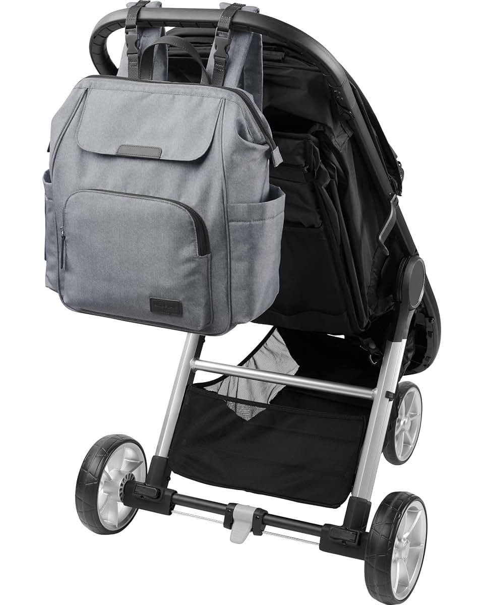 Simple Joys by Carter's Everyday Diaper Backpack in Grey (photo 3)
